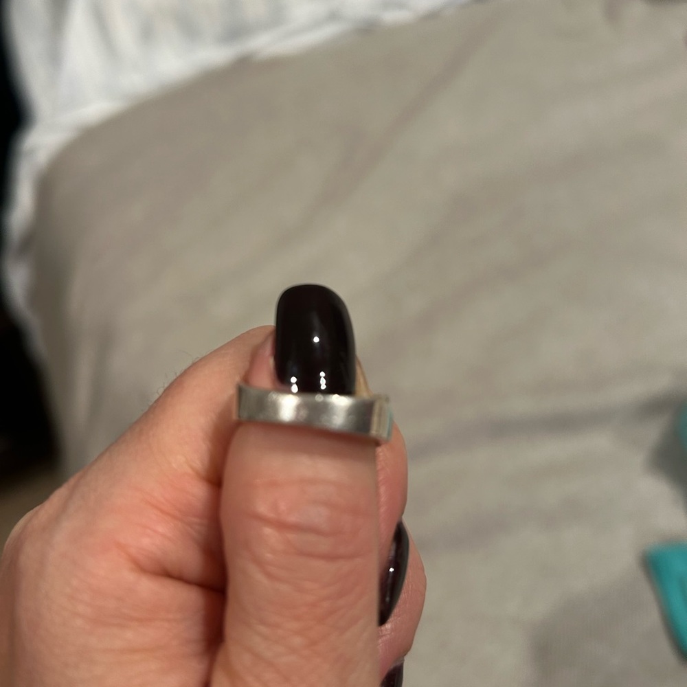 Tiffany & Co. Silver Heart Motif Ring - Picture 5 of 5